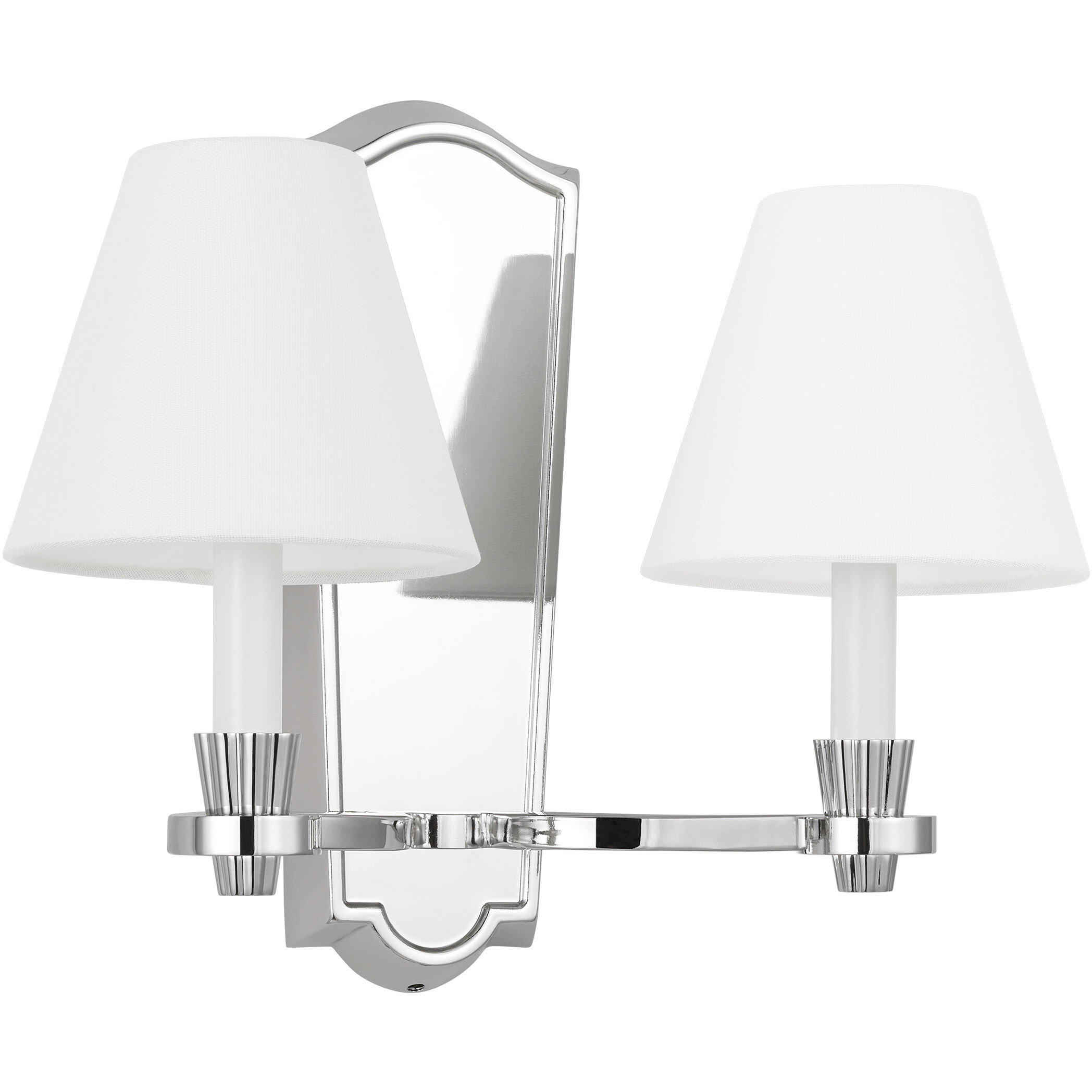 AH by Alexa Hampton Paisley 2 Light 15 inch Polished Nickel Wall Sconce Wall Light