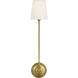 Thomas O'Brien Vendome LED 5.5 inch Hand-Rubbed Antique Brass Single Sconce Wall Light