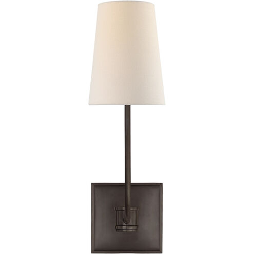 Chapman & Myers Venini 1 Light 4.75 inch Bronze Single Sconce Wall Light