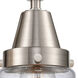 Caden 2 Light 15 inch Satin Nickel Bath Vanity Light Wall Light in Seedy Glass
