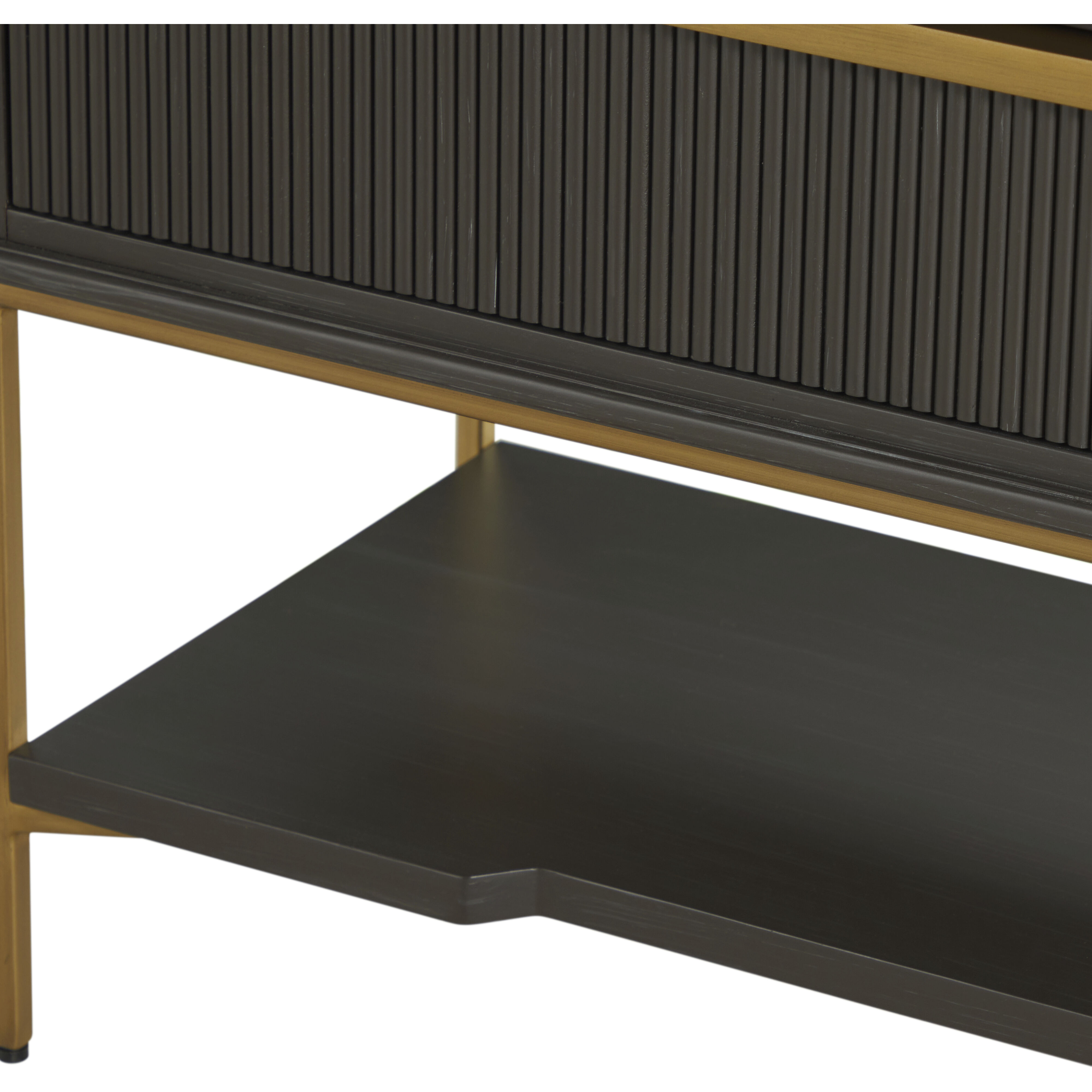 Riggs 38 X 32.75 inch Stained Gold and Sesame Black Nightstand