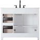 Alina 42 X 34 inch White Bathroom Vanity Cabinet