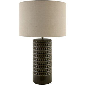 Tolfa 26.5 inch 100 watt Glazed and Plated Accent Table Lamp Portable Light