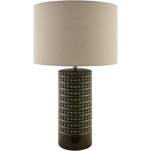 Tolfa 26.5 inch 100 watt Glazed and Plated Accent Table Lamp Portable Light