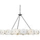 Cosmos 9 Light 48 inch Matte Black Chandelier Ceiling Light, Smithsonian Collaboration