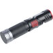 Recharge 3.79 inch Black and Gray and Red Pivot Light Portable Light