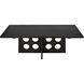 Carlo 84 X 40 inch Ebony Walnut Dining Table