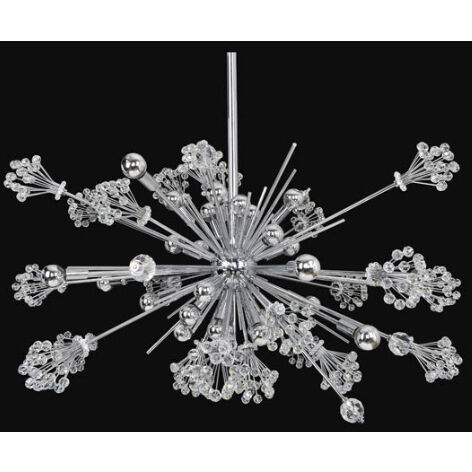 Constellation 30 Light 36 inch Chrome Pendant Ceiling Light