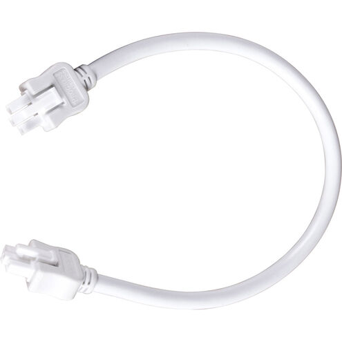 Hide-a-Lite III 12 inch White Undercabinet Linking Cable in 12"