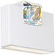 Madison LED 4 inch White ADA Wall Sconce Wall Light, Beyond