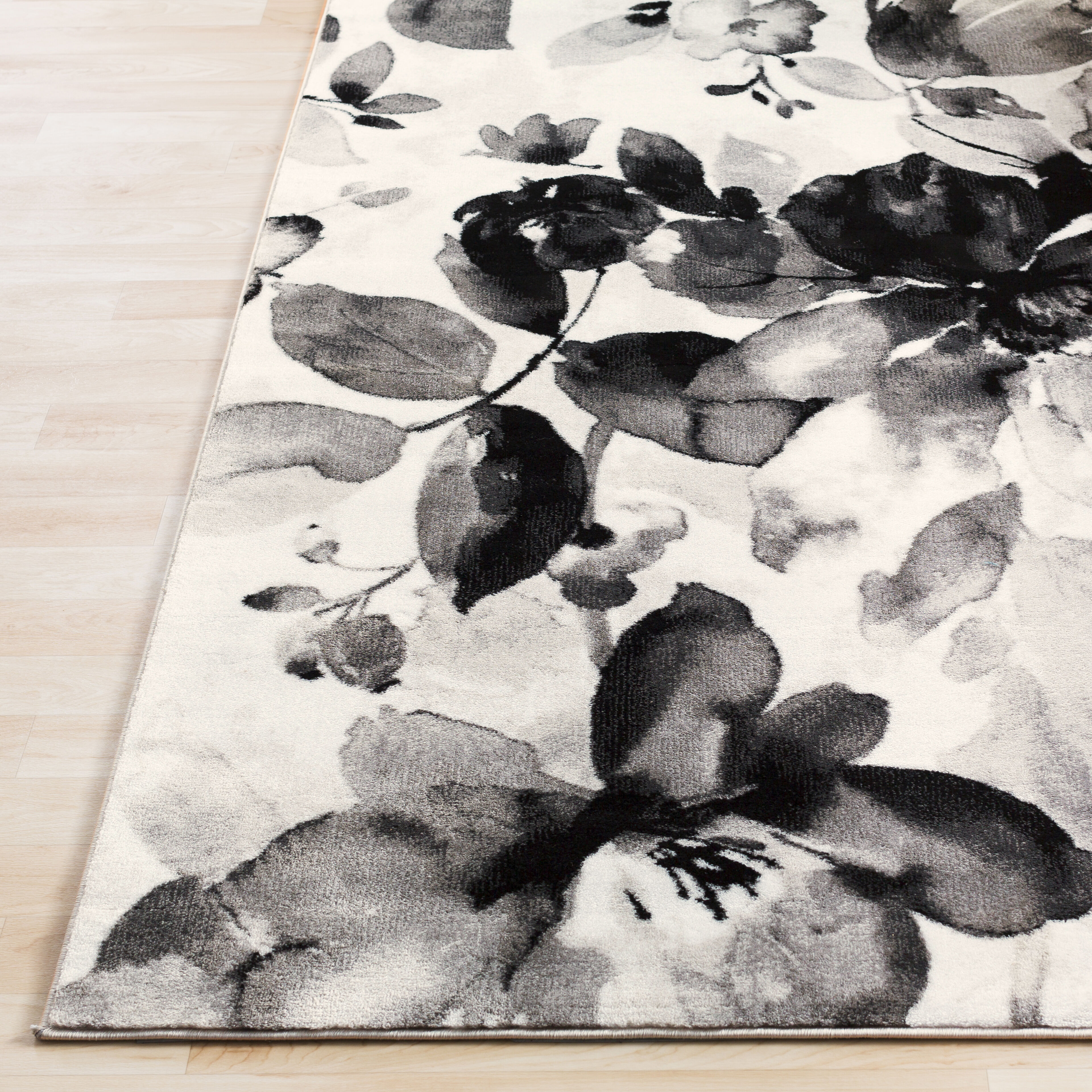 Nova 35 X 26 inch Black Rug in 2 x 3, Rectangle