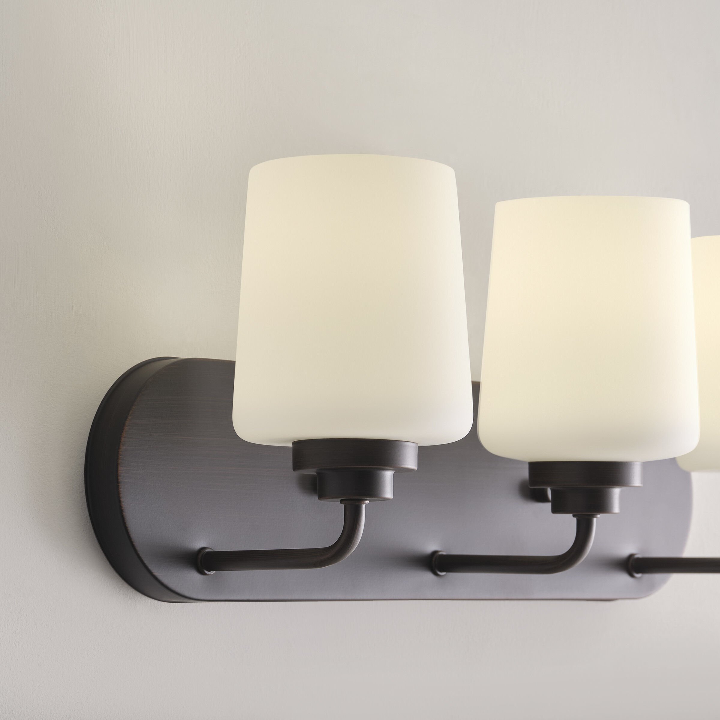 Windom 3 Light 18 inch Bronze Wall Bath Fixture Wall Light in Burnt Sienna