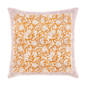 Magdalena 20 X 20 inch Bright Orange/Khaki/Bright Purple/Dark Brown Pillow Kit, Square