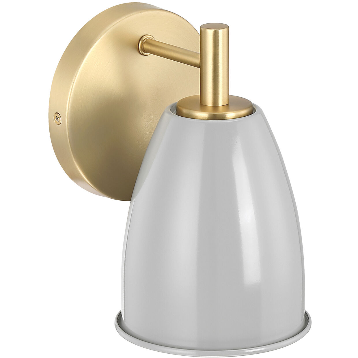 Biba 1 Light 5.25 inch Brushed Gold Wall Sconce Wall Light