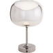 Sterling 9 inch Black Rechargeable Table Lamp Portable Light