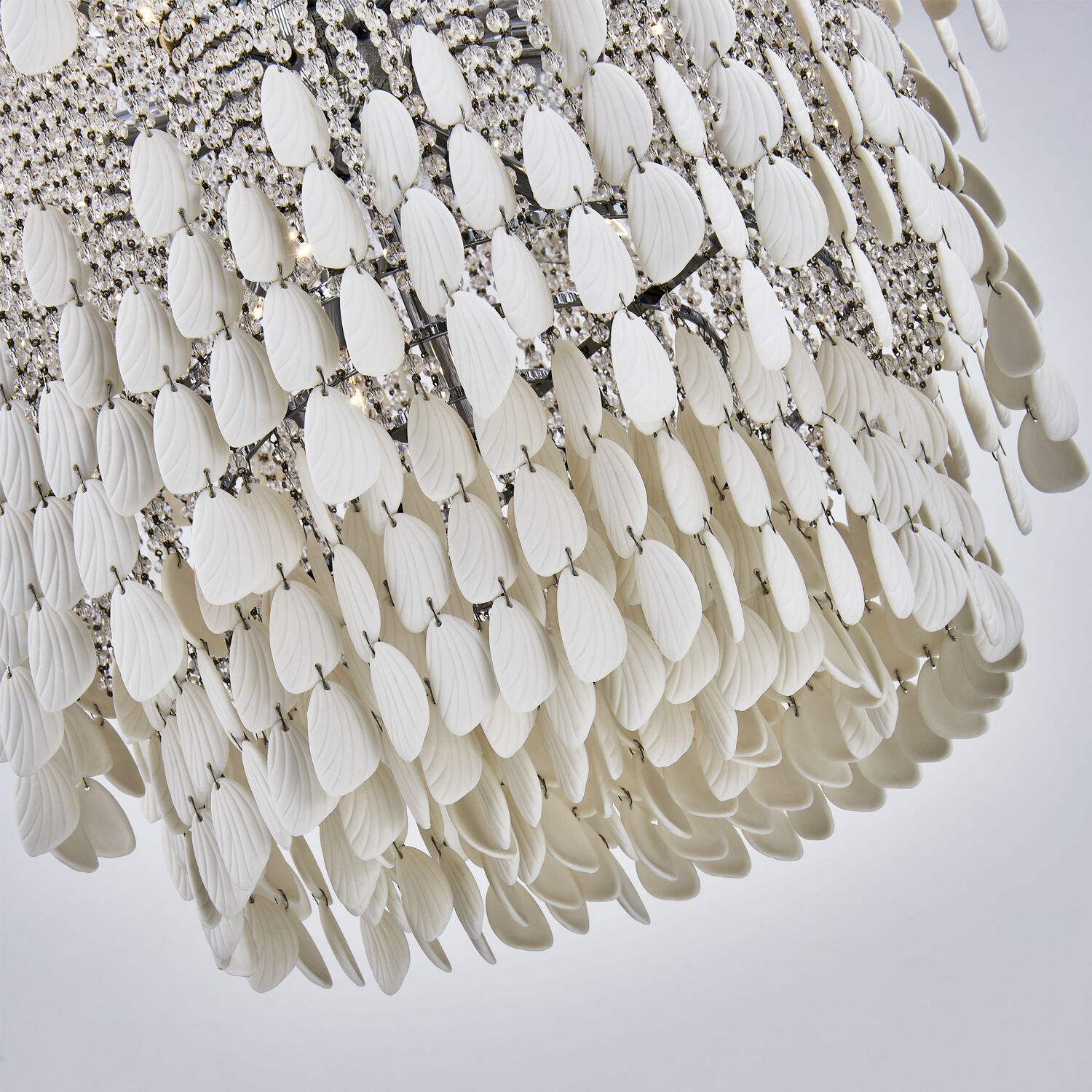 Farfalle 18 Light 28 inch Brushed Champagne Gold Chandelier Ceiling Light