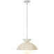 Alora Mood Perth 1 Light 14.75 inch White Pendant Ceiling Light