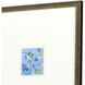 Florals Collection Blue Framed Art
