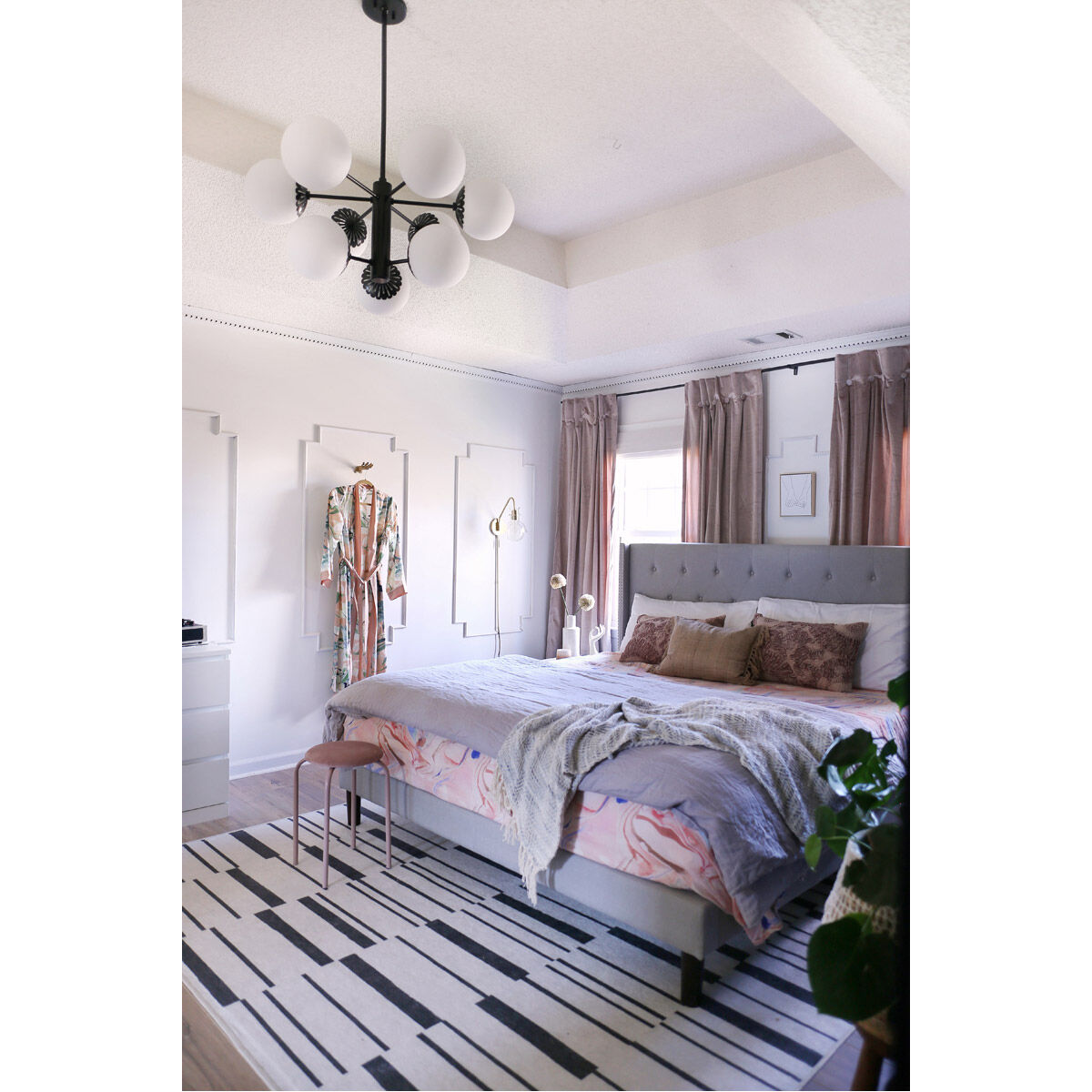 Paige 9 Light 33 inch Old Bronze Chandelier Ceiling Light