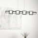 Patsy LED 43.25 inch Matte Black Horizontal Pendant Ceiling Light