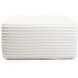 Shar Pei Universal 18 inch White Ottoman
