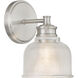 Vintage 1 Light 5 inch Brushed Nickel Wall Sconce Wall Light