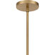Seville 1 Light 12.75 inch Legacy Brass Convertible Pendant/Semi-Flush Mount Ceiling Light