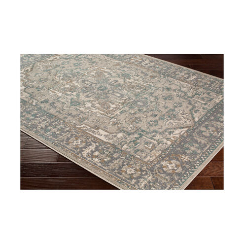 Oslo 122 X 94 inch Charcoal/Teal/Light Gray/Brown/Beige/Cream Machine Woven Rug, Rectangle