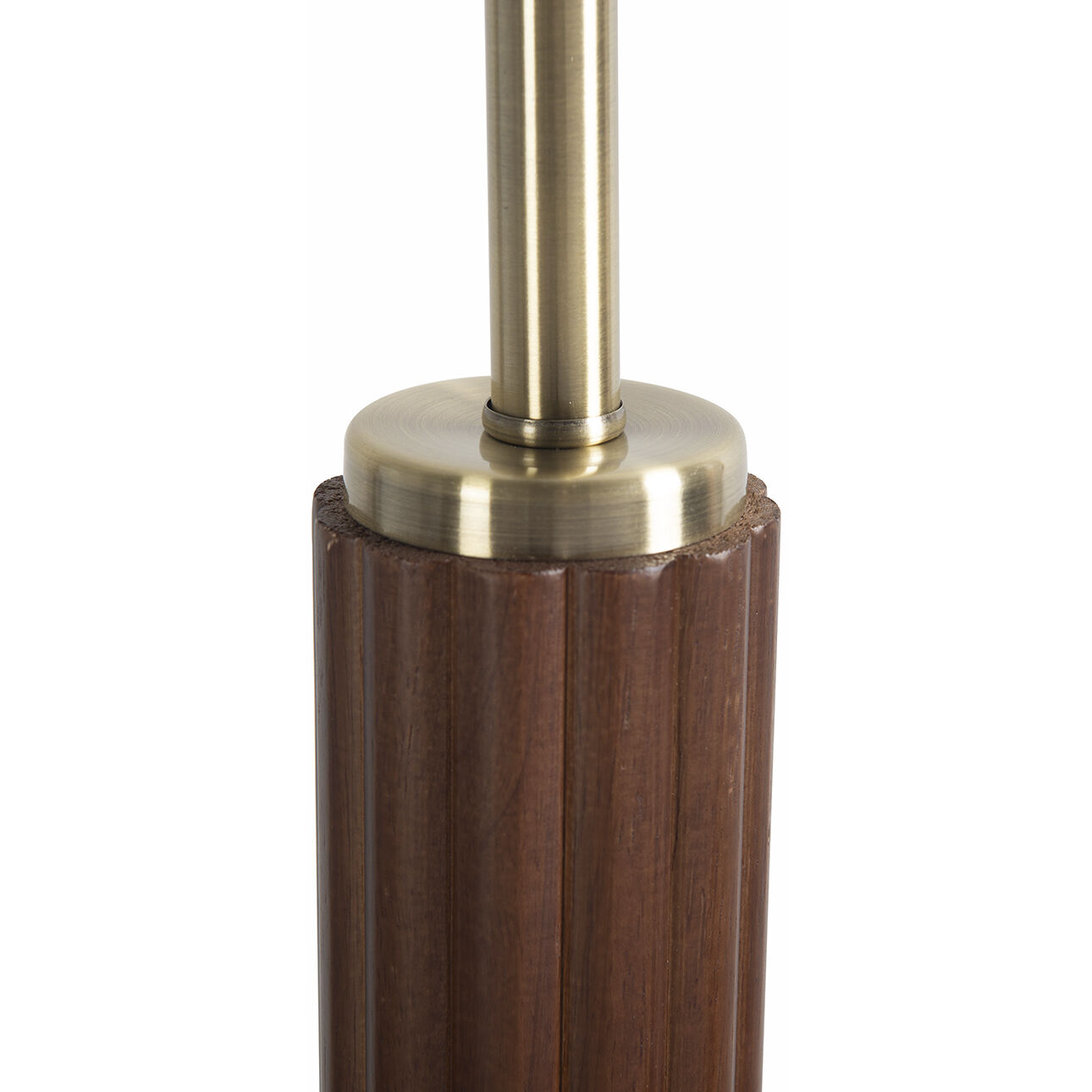 Tambo 63 inch 23.00 watt Dark Walnut and Weathered Brass Floor Lamp Portable Light