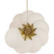Barcarolle 9 Light 48 inch Brushed Brass Linear Chandelier Ceiling Light