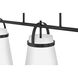 Tori LED 38 inch Black Chandelier Ceiling Light, Linear