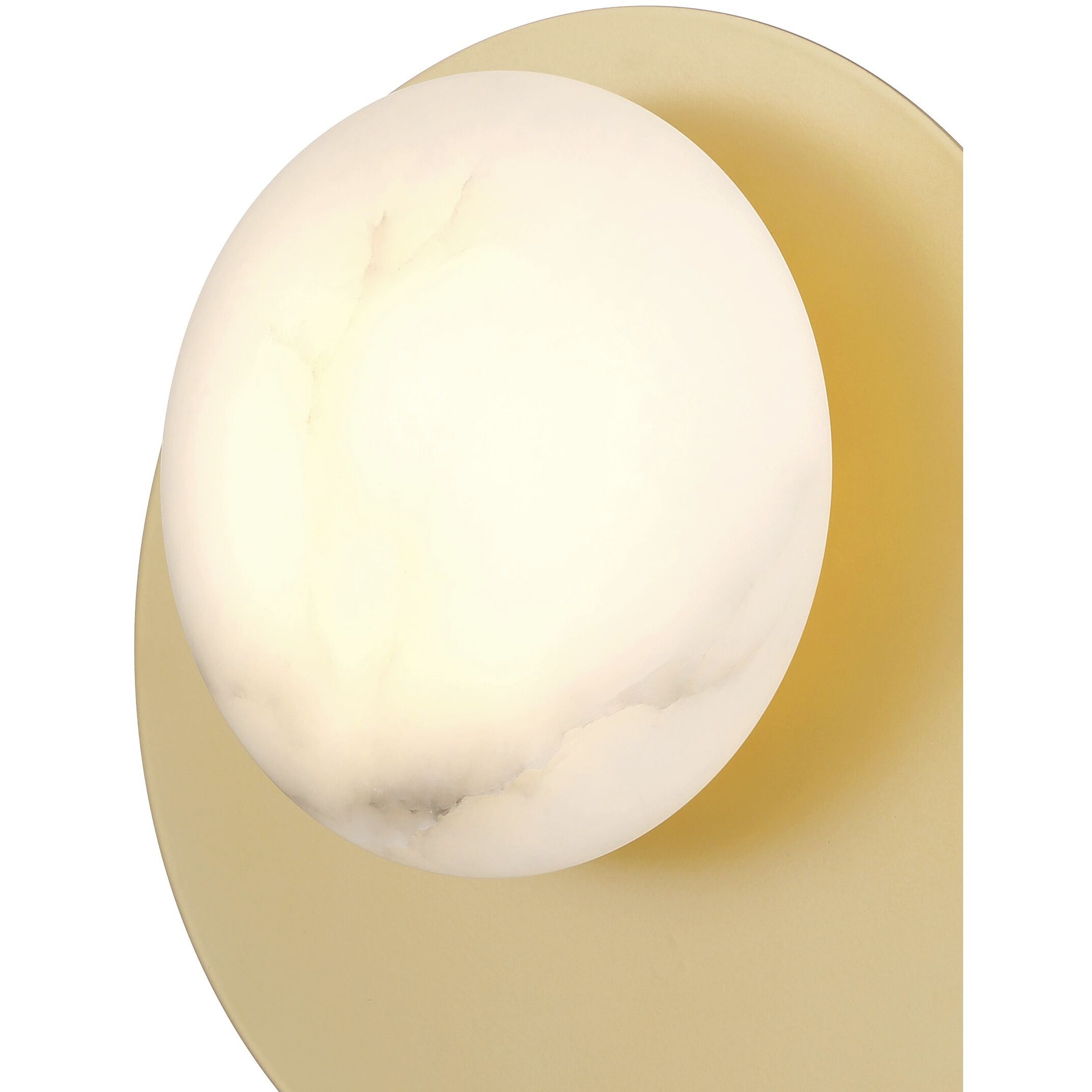 Zill LED 10 inch Lily Gold Wall Sconce Wall Light