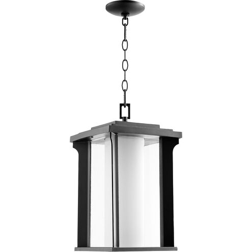 Garrett 1 Light 10 inch Noir Outdoor Pendant