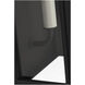 C&M by Chapman & Myers Modesto 1 Light 15.38 inch Textured Black Outdoor Wall Lantern