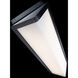 Corte LED 15.38 inch Black Outdoor Wall Light in 3500K, dweLED