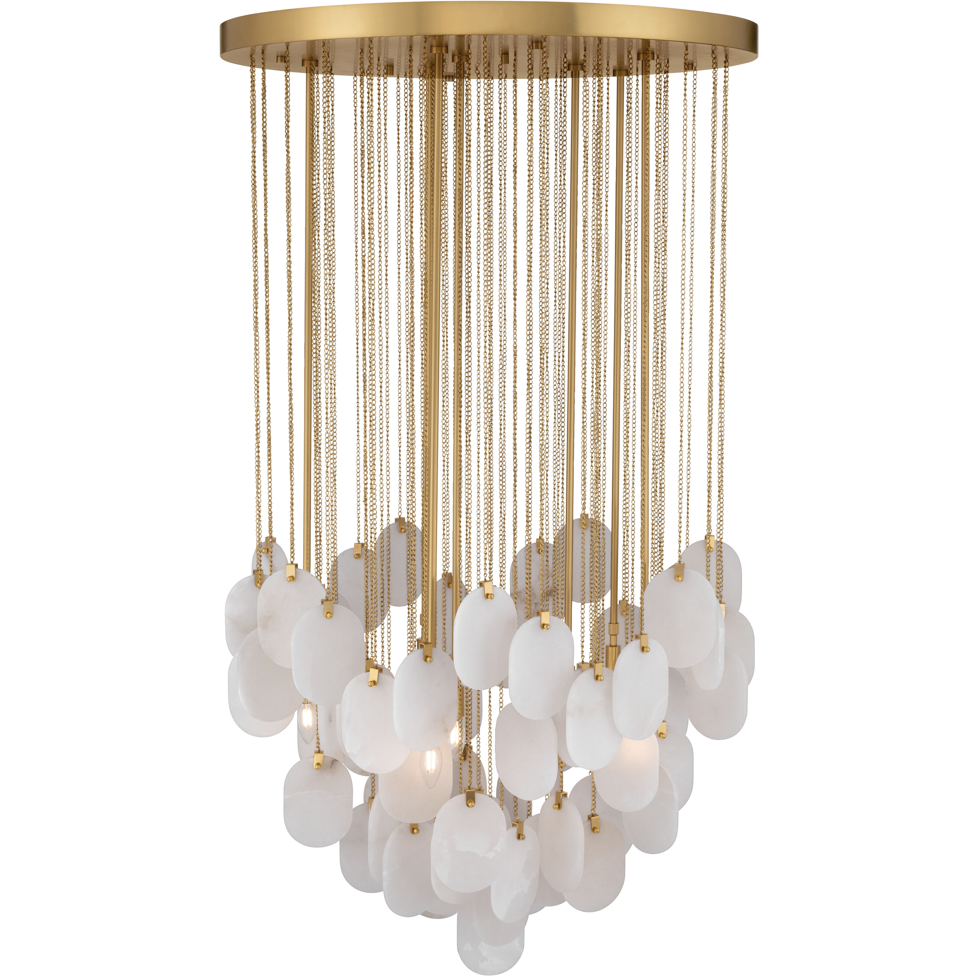Velisse 8 Light 35.5 inch Legacy Brass Pendant Ceiling Light