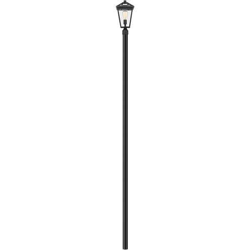 Talbot 1 Light 135 inch Black Outdoor Post Mounted Fixture