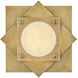Claude LED 15.5 inch Heritage Brass Flush Mount Ceiling Light