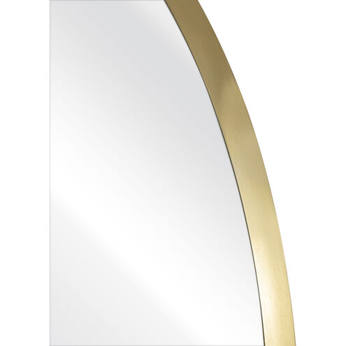 Beni 24 X 24 inch Brass Wall Mirror, Small