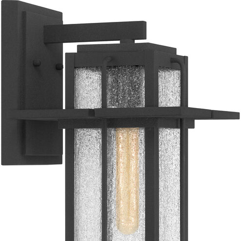 Randall 1 Light 17 inch Mottled Black Outdoor Wall Lantern, Large