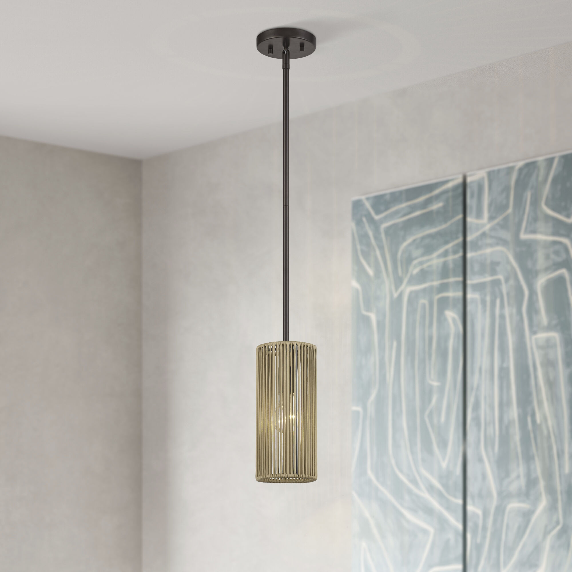 Acordia 1 Light 5.13 inch English Bronze Mini Pendant Ceiling Light