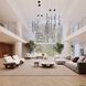 Labyrinth LED 88.75 inch Satin Black Chandelier Ceiling Light