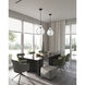 Bon Air 1 Light 13 inch Matte Black Pendant Ceiling Light