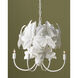 Sweetbriar 4 Light 18 inch Gesso White and Painted Gesso White Chandelier Ceiling Light