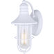South 1 Light 14 inch White Outdoor Wall Light 