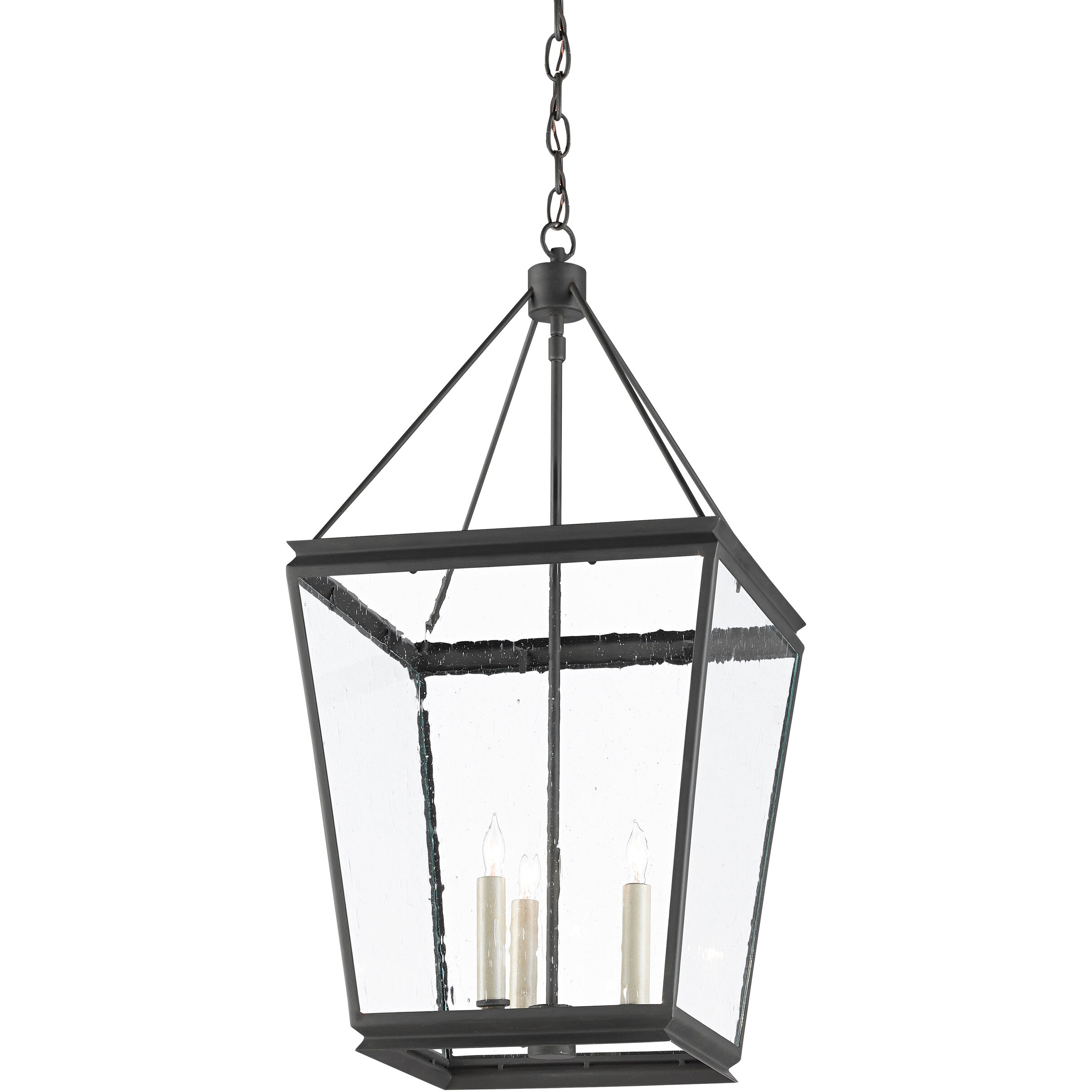 Ellerman 3 Light 14 inch Old Iron Lantern Pendant Ceiling Light