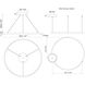 Cerchio LED 31.5 inch White Pendant Ceiling Light