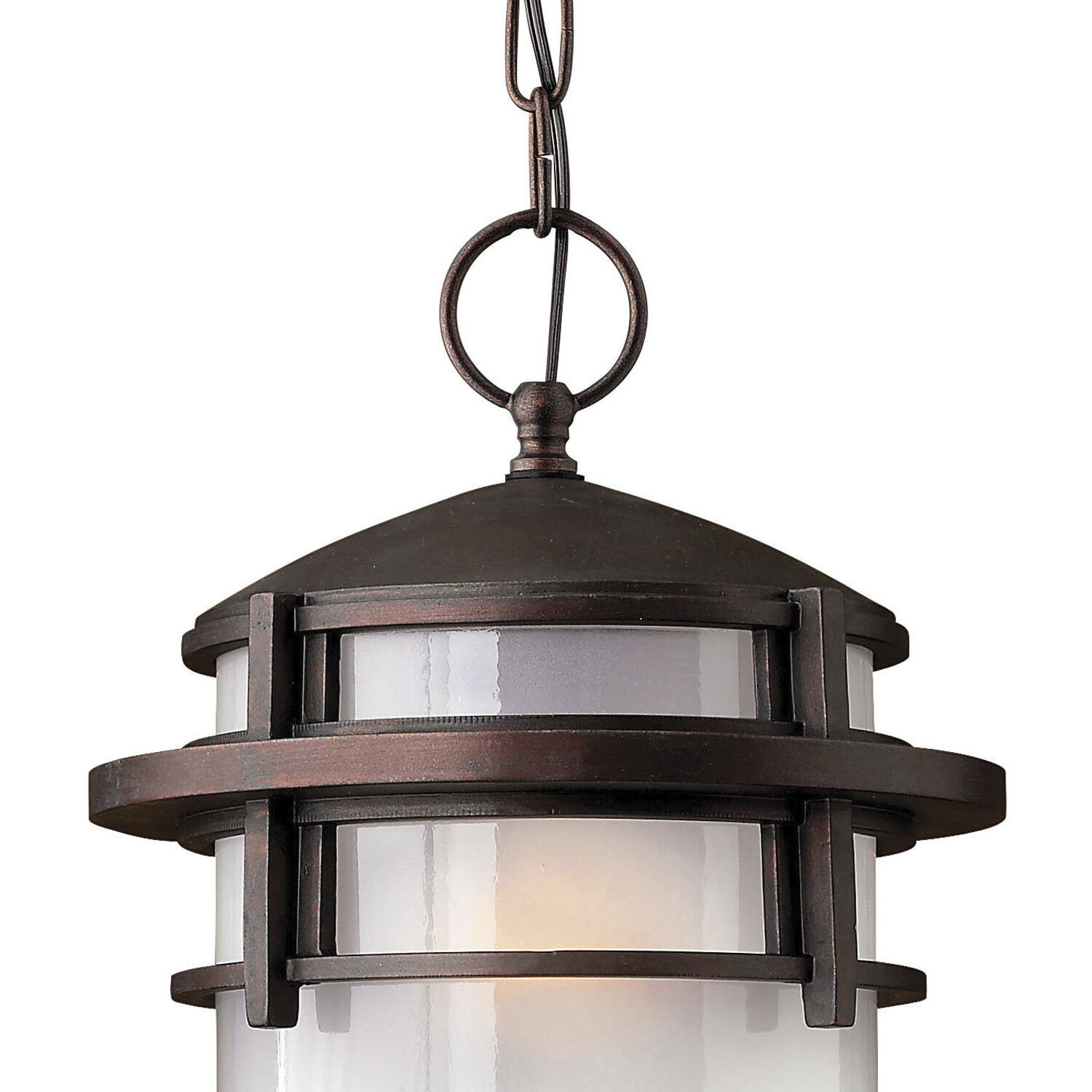 Reef 1 Light 9 inch Victorian Bronze Outdoor Hanging Lantern