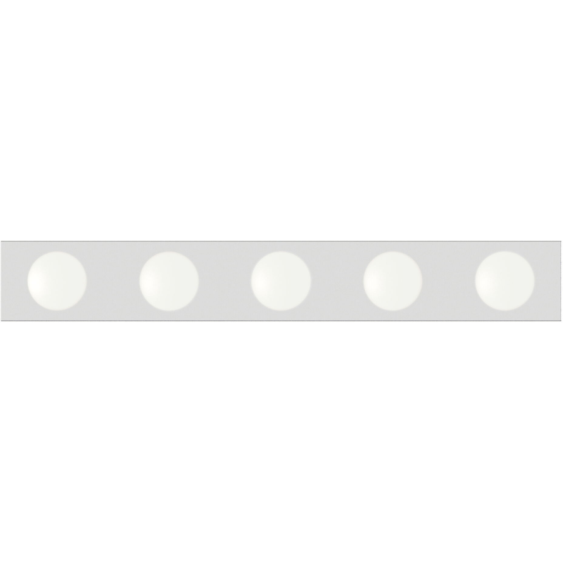 Essentials - 445x 5 Light 30 inch Polished Chrome Bath Light Wall Light