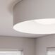 Ilios LED 18 inch Satin White Surface Mount Ceiling Light